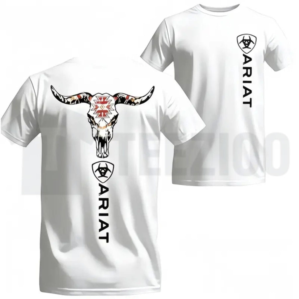 Western Style Graphic T-Shirt – Vintage Everyday Unisex Cowboy Tee