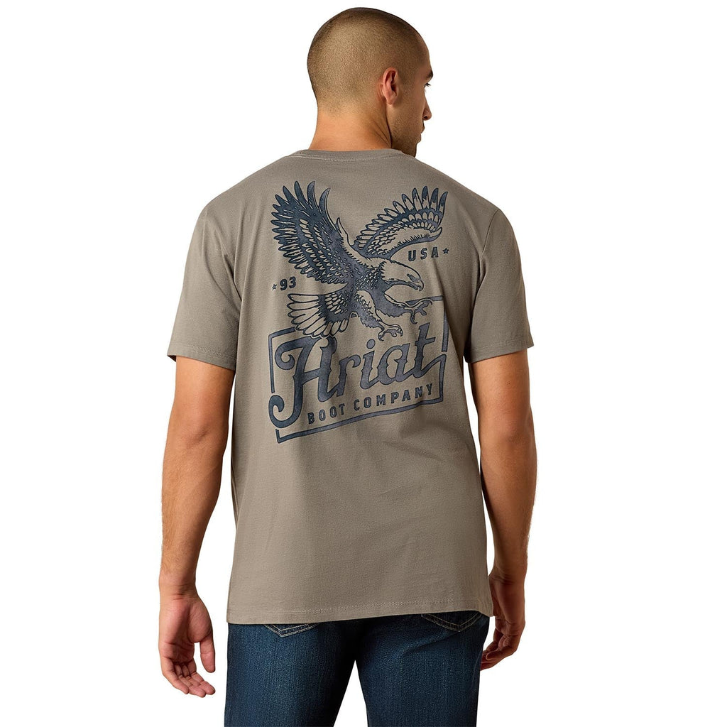 Ariat Mens Short Sleeve Shirt, Patriot Western Graphic Tee