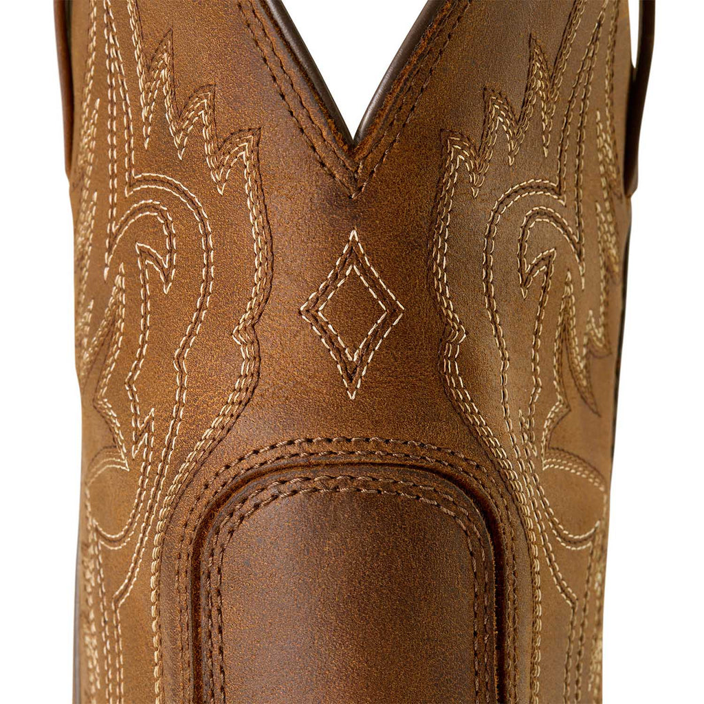 Ariat Mens Western Big Rig Wide Square Toe Cowboy Boot – Comfortable Durable Leather Work Boot